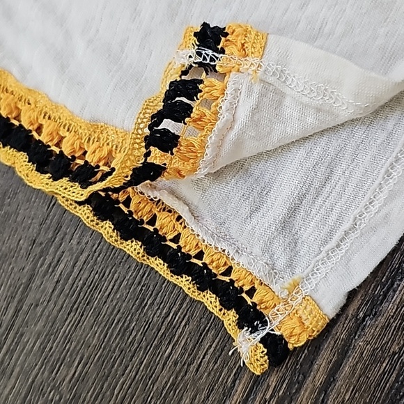 We The Free Bora Bora Crochet Racerback Cream Tank Size S - Picture 13 of 15